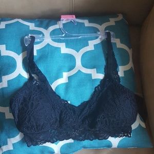 Women's black bralette